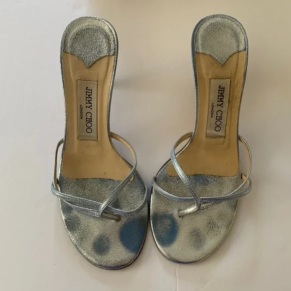 Jimmy Choo ブルーグレー 36.5 Jimmy Choo ブルーグレー 36.5